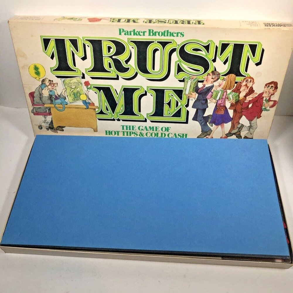 Trust Me VTG 1981 Parker Brothers Board Game Complete Property Investment